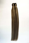 VIP ClipeX Clip-In Hair Extensions 100% Human Hair, Silky Straight 24 Inch (170g) Full Head Set