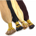 VIP I-Tip Hair Extensions 100% Human Hair, Straight 18 Inch, 100 Strands (70g), Keratin Stick Tip