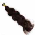VIP I-Tip Hair Extensions 100% Human Hair, Wavy 18 Inch, 100 Strands (70g), Keratin Stick Tip