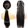 VIP Lace Front Wig, 100% Human Hair, Natural Black, 180 Density, Straight