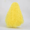VIP Extensions Yellow Crimped Wave Synthetic Lace Front Wig, Style 21