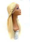 VIP Extensions Bleach Blonde Straight Synthetic Lace Front Wig 24" 613 (97)