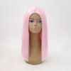 VIP Extensions Light Pink Straight Bob Synthetic Lace Front Wig, 16", Color 2317