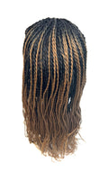 VIP Extensions Off Black to Honey Blonde Twist Braided Synthetic Wig T1B/27