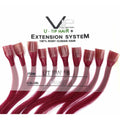 VIP U-Tip Hair Extensions 100% Human Hair, Wavy 18 Inch, Keratin Fusion Tip