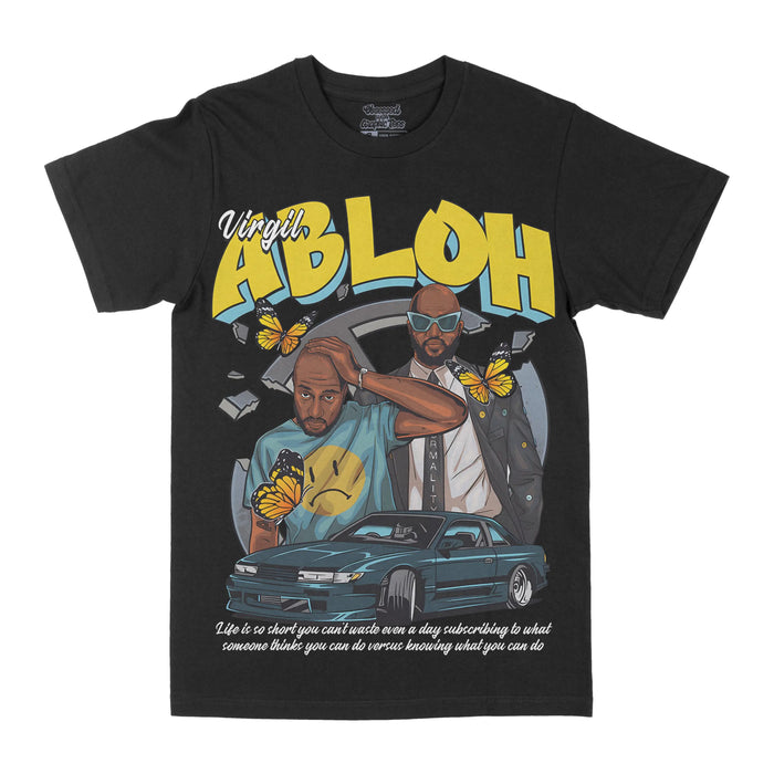 Virgil Abloh "Wasted Days" Graphic Tee by Obsessed with graphic tees