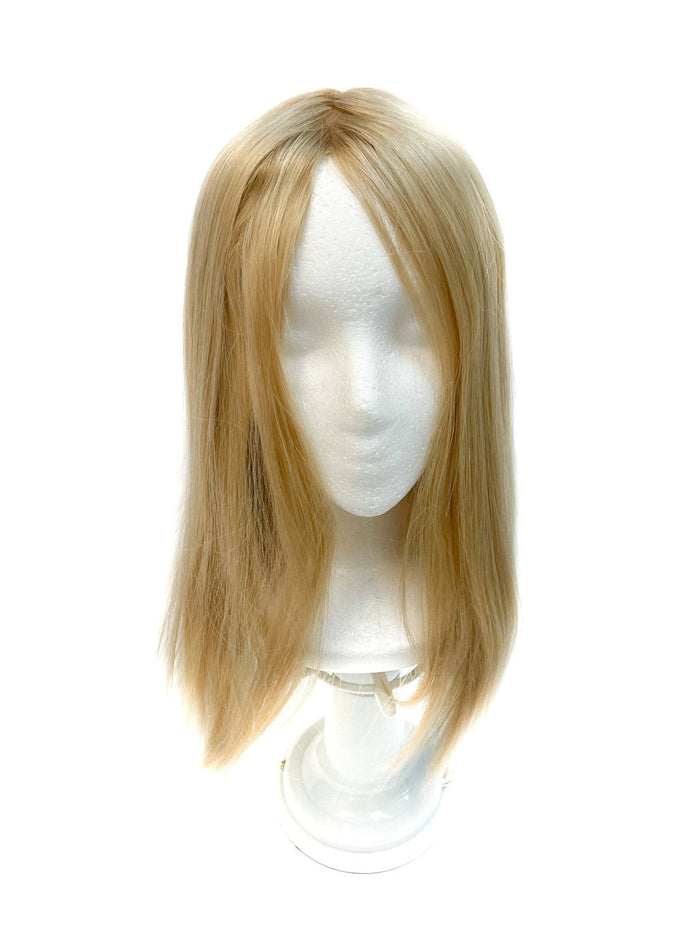 VIP Extensions TP37 Virgin Remy Human Hair Silk Straight Topper Piece
