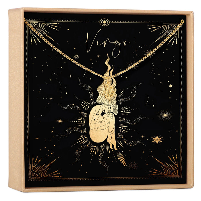 Virgo Zodiac Deity Necklace by Dear Ava