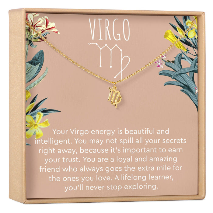Virgo Zodiac Gift Necklace by Dear Ava