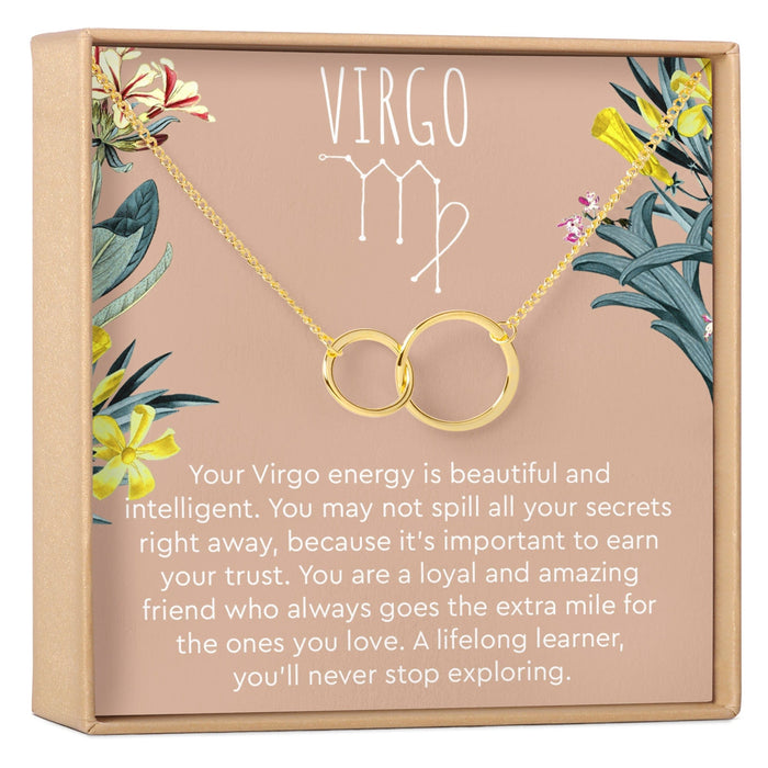 Virgo Zodiac Gift Necklace, Multiple Styles by Dear Ava