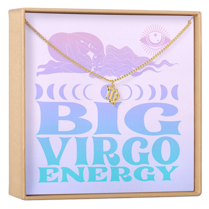 Virgo Zodiac Gift Virgo Zodiac Sign Pendant Necklace by Dear Ava