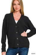 Viscose Sweater Cardigan: 6 Colors by Boutique 23
