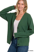 Viscose Sweater Cardigan: 6 Colors by Boutique 23
