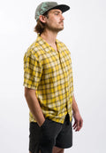 Volcom Stone Facet Woven Short Sleeve Shirt - Seedy Yellow by Swell-O-Phonic