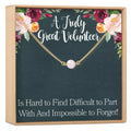 Volunteer Appreciation Necklace, Multiple Styles by Dear Ava