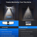 VOSONX Solar Powered Security Lights by DailySale