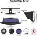 VOSONX Solar Powered Security Lights by DailySale