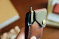 Voyager Wallet - Handmade Full-Grain Leather Snap Wallet | Yarets Leather by Zerodamage Sahara Case LLC