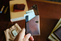 Voyager Wallet - Handmade Full-Grain Leather Snap Wallet | Yarets Leather by Zerodamage Sahara Case LLC