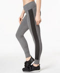 Ideology Womens Fitness Yoga Athletic Leggings Gray by Vanessa Jane