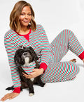 Family Pajamas Holiday Stripe Matching Pajama Set by Vanessa Jane
