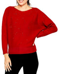 NIC+ZOE Falling Stars Embellished Sweater by Vanessa Jane