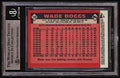 Wade Boggs Signed 2005 Topps Fan Favorites #125 (BGS) by Price Is Right Miami