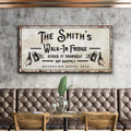 Walk-In Fridge Stock It Yourself Bar Sign by Tailored Canvases