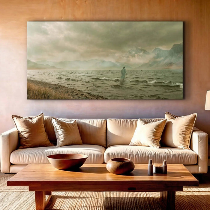 Walking On Water Faith Wall Art by Tailored Canvases