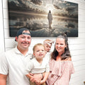 Walking on Water - Faith Wall Art III by Tailored Canvases
