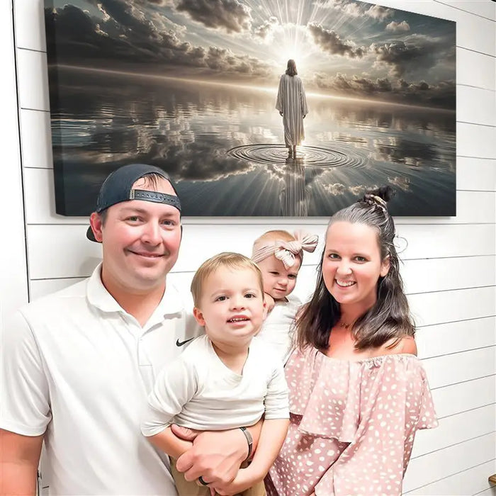 Walking on Water - Faith Wall Art III by Tailored Canvases