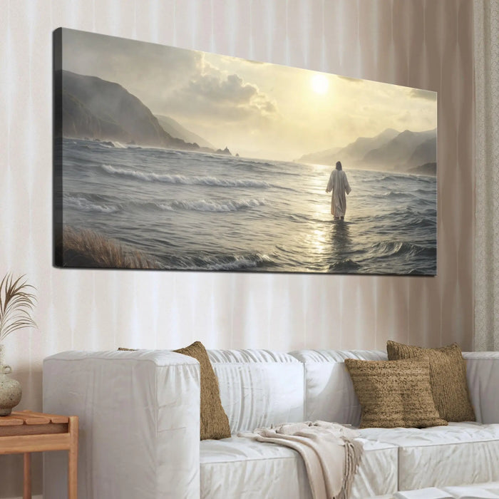 Walking on Water - Faith Wall Art IX by Tailored Canvases