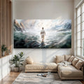 Walking on Water - Faith Wall Art VII by Tailored Canvases