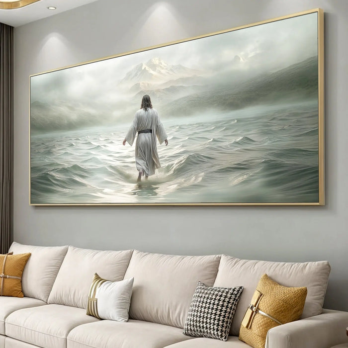 Walking on Water - Faith Wall Art VIII by Tailored Canvases