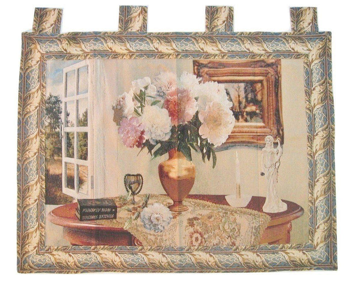 DaDa Bedding Breeze of Admiration Elegant Antique Woven Tapestry Wall Hanging - 36" x 50" by DaDalogy Bedding Collection