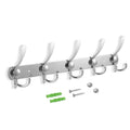 Wall Mount Coat 15 Hooks Stainless Steel Clothes Hanger Rack by DailySale