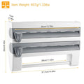 Wall Mounted Kitchen Roll Dispenser with Cutter by DailySale