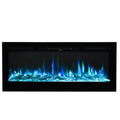 Wall-Mounted Recessed Electronic Fireplace - 50 Inch by DailySale