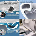 Wall Mounted Silicone Bathroom Brush and Holder Set by DailySale
