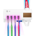 Wall Mounted Toothbrush Sanitizer Holder IR Induction UV Sanitization Rack by DailySale