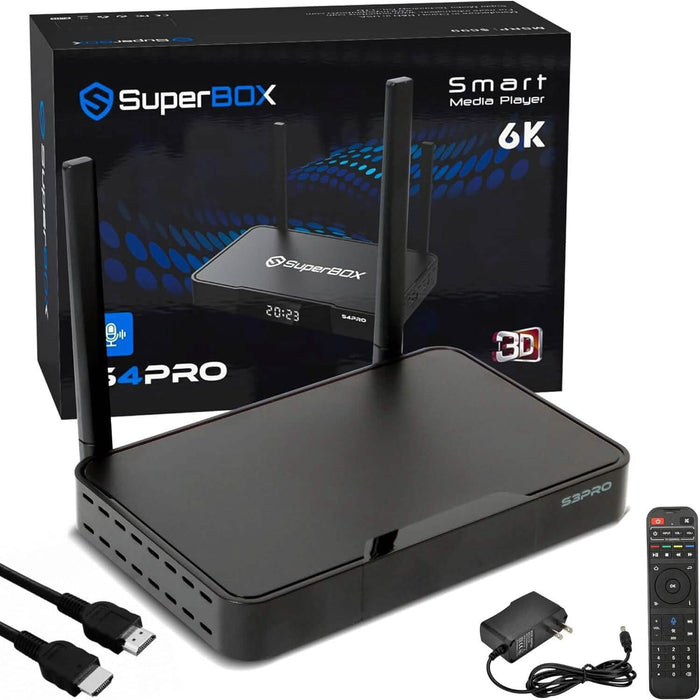 WALLECOM 2023 Latest S4 PRO Smart TV Box (Refurbished) by DailySale