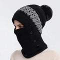 Warm Knitted Beanie Hat and Neck Warmer Set by DailySale