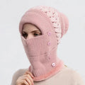 Warm Knitted Beanie Hat and Neck Warmer Set by DailySale