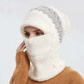 Warm Knitted Beanie Hat and Neck Warmer Set by DailySale