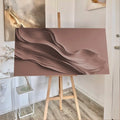 Warm Terracotta Minimalist Wall Art by Tailored Canvases