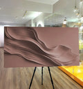 Warm Terracotta Minimalist Wall Art by Tailored Canvases