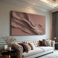 Warm Terracotta Minimalist Wall Art by Tailored Canvases
