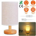 Warm White Nightstand Lamp USB Plug Modern Lantern by DailySale