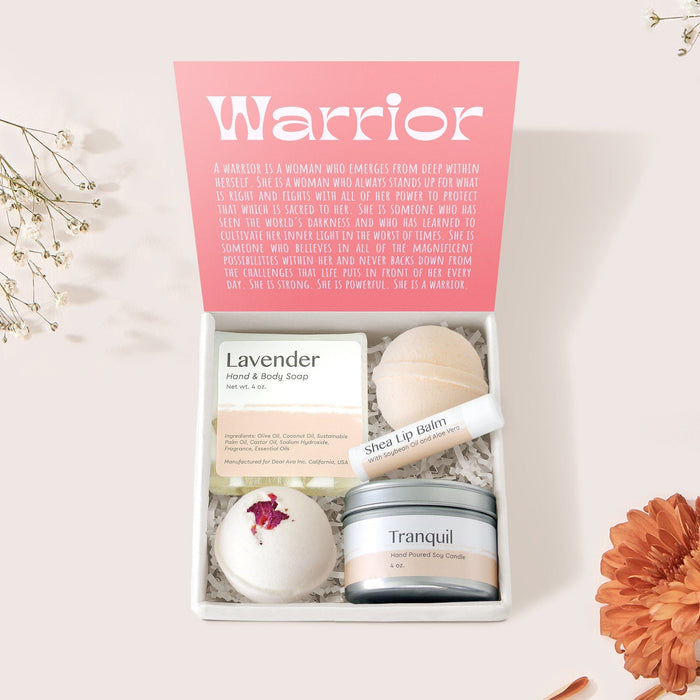 Warrior Double Circle Necklace Spa Gift Box Set by Dear Ava