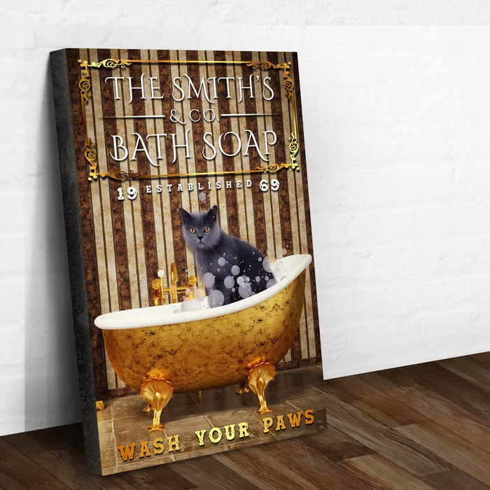 Wash Your Paws Sign by Tailored Canvases